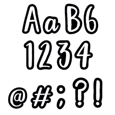 Creative Teaching Press Bold And Bright Classroom Cafe 4 Designer Letters, 212/Pack, PK3 1842